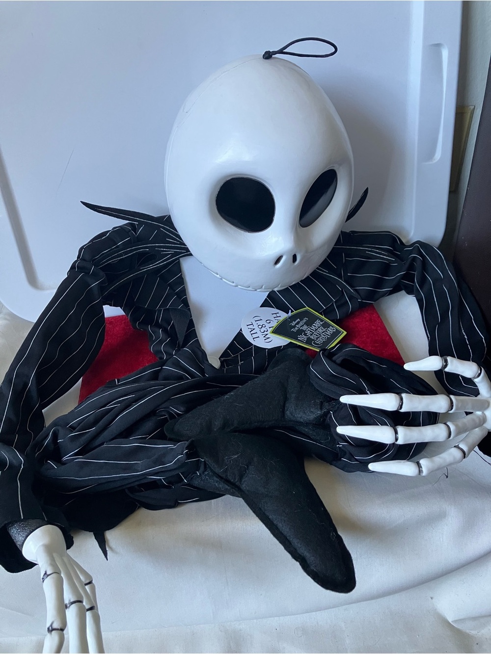 Disney 6 Ft Jack Skellington Halloween Decor Nightmare Before Christmas New NWT.